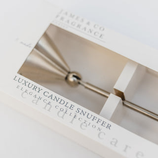 Perfect for extinguishing the flame of your favourite James & Co candle, this silver-tone snuffer makes a great gift or a stylish home accessory.