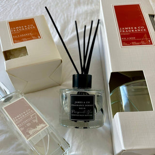 A flatlay image, showing some of the products contained within the J&Co subscription box