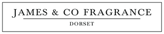 James and Co Fragrance logo on a transparent background.