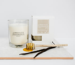 No. 7 Vanilla Glass Candle 35 hour burn time