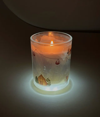 Nordic Light Up 35 Hour Glass Candle