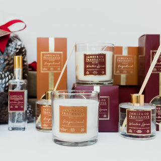 Winter Spice and Gingerbread Luxury Candle Range